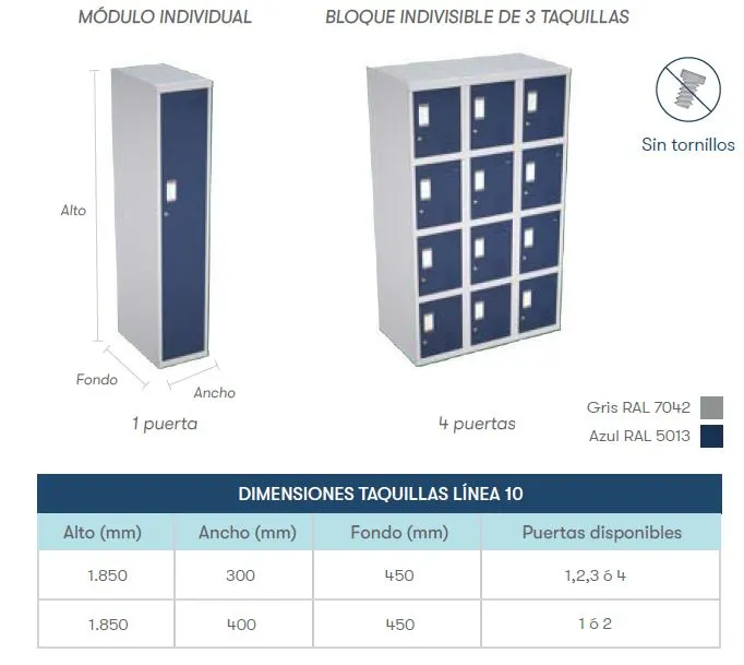 lockers linea 10